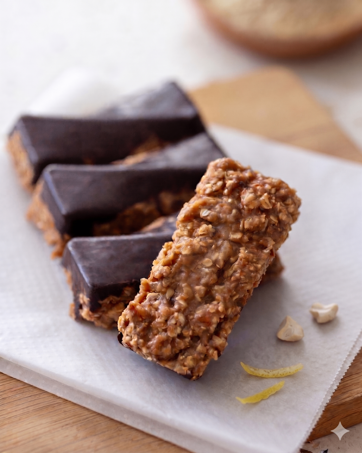 Energisante bar — Banane, citron & noix de cajou